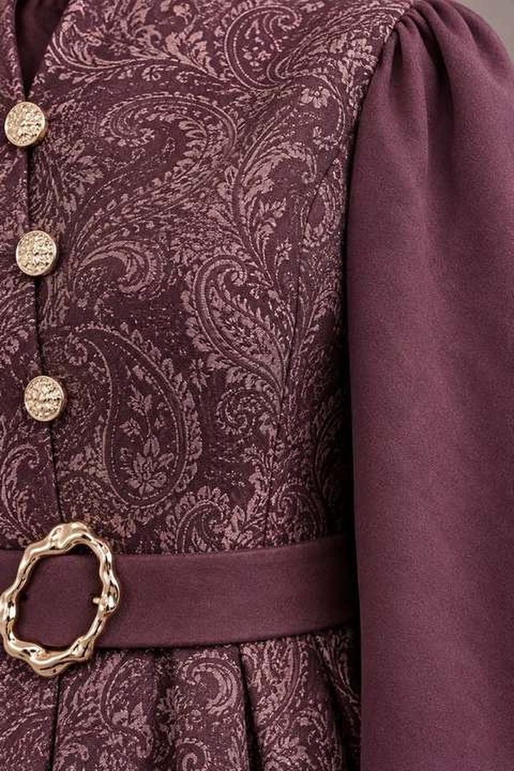 Şal Desen Peplum Takım — görsel 3